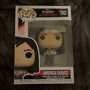 Funko Pop America Chavez in Black and Blue